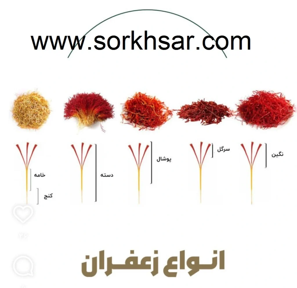 تشخیص انواع زعفران