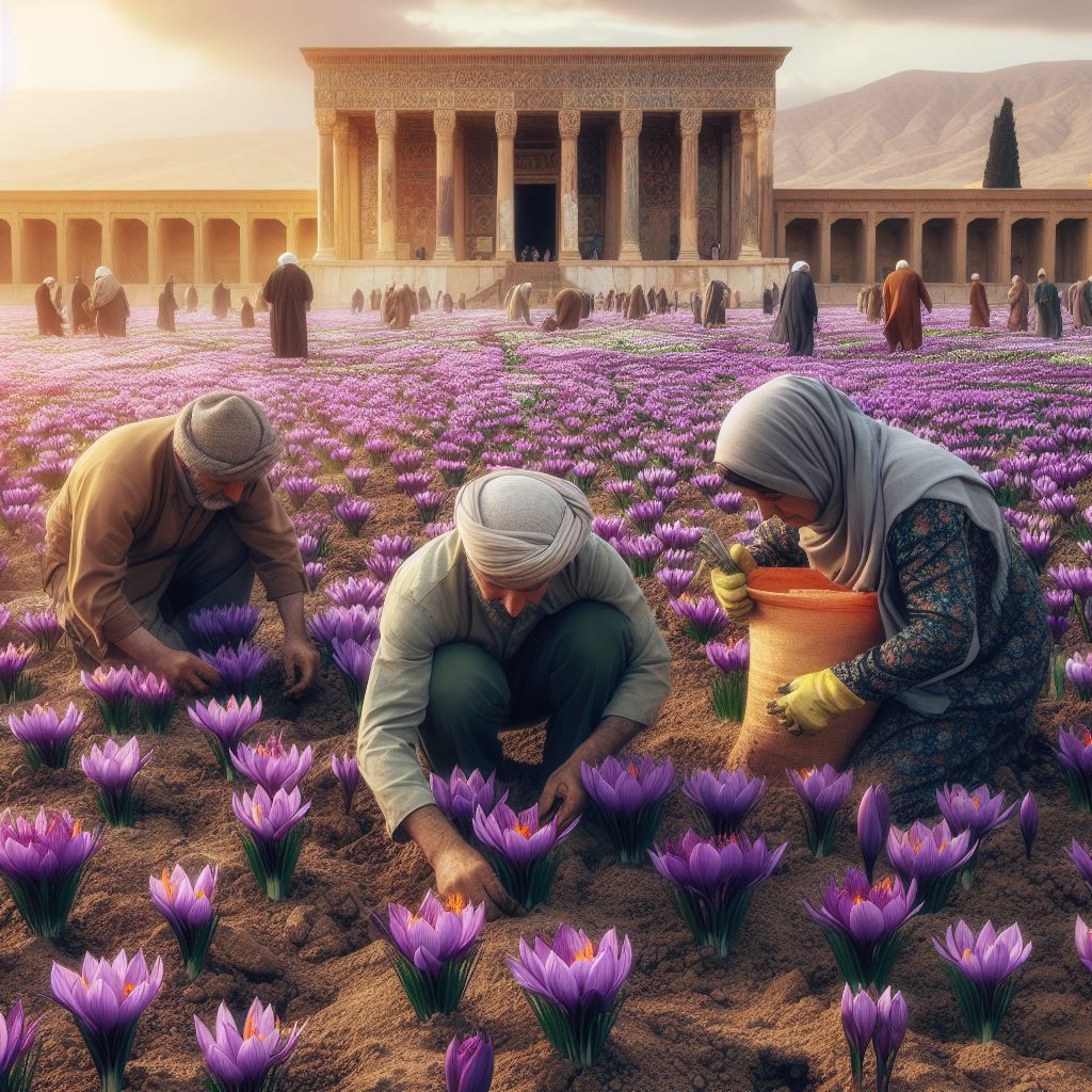 زعفران در ایران باستان