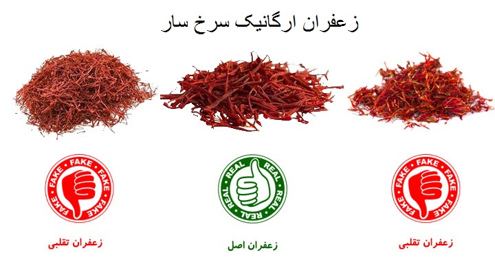 fake vs real saffron 1