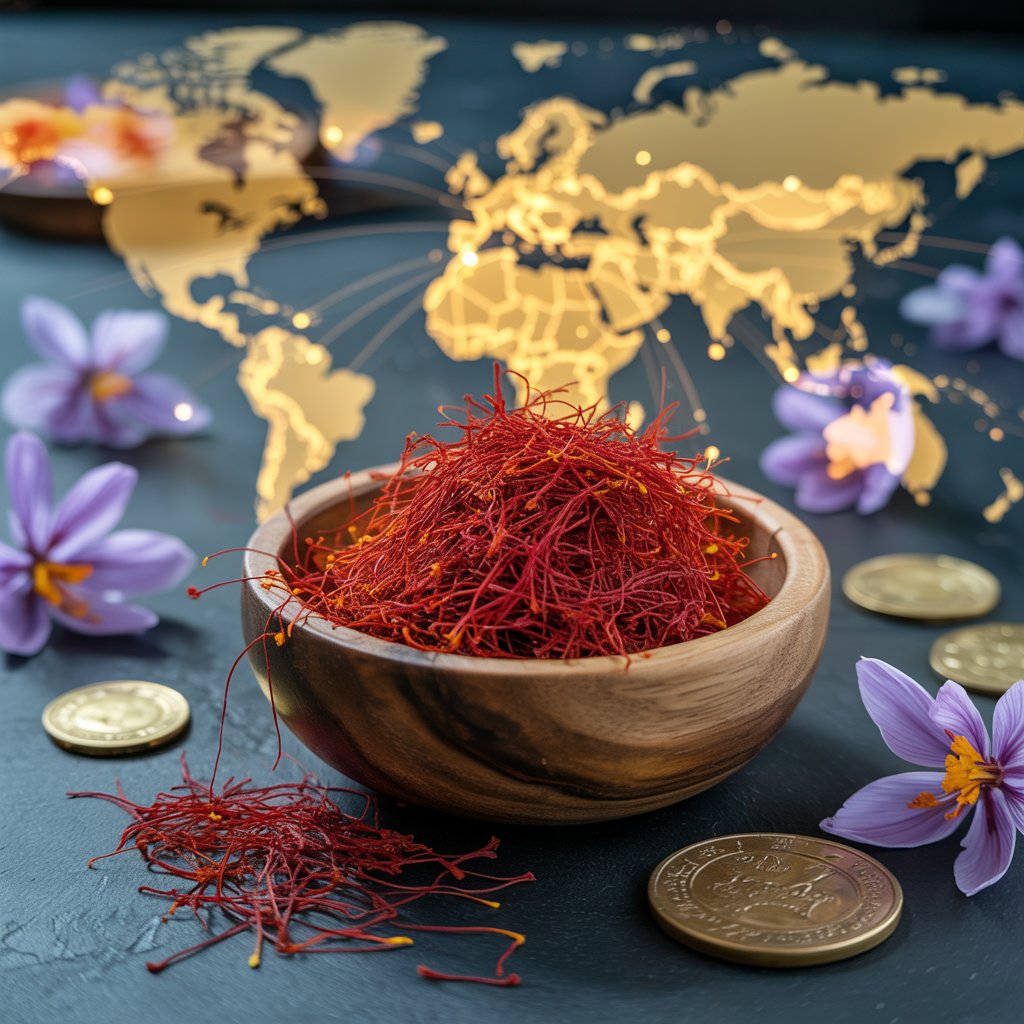 اهمیت قیمت جهانی زعفران